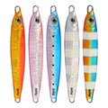 Jiggingpro New Arrive Leurre De Pe Che 20g 30g 40g 60g 80g Shore Casting Gun Jig Slow Pitch Jig Saltwater Metal Jig