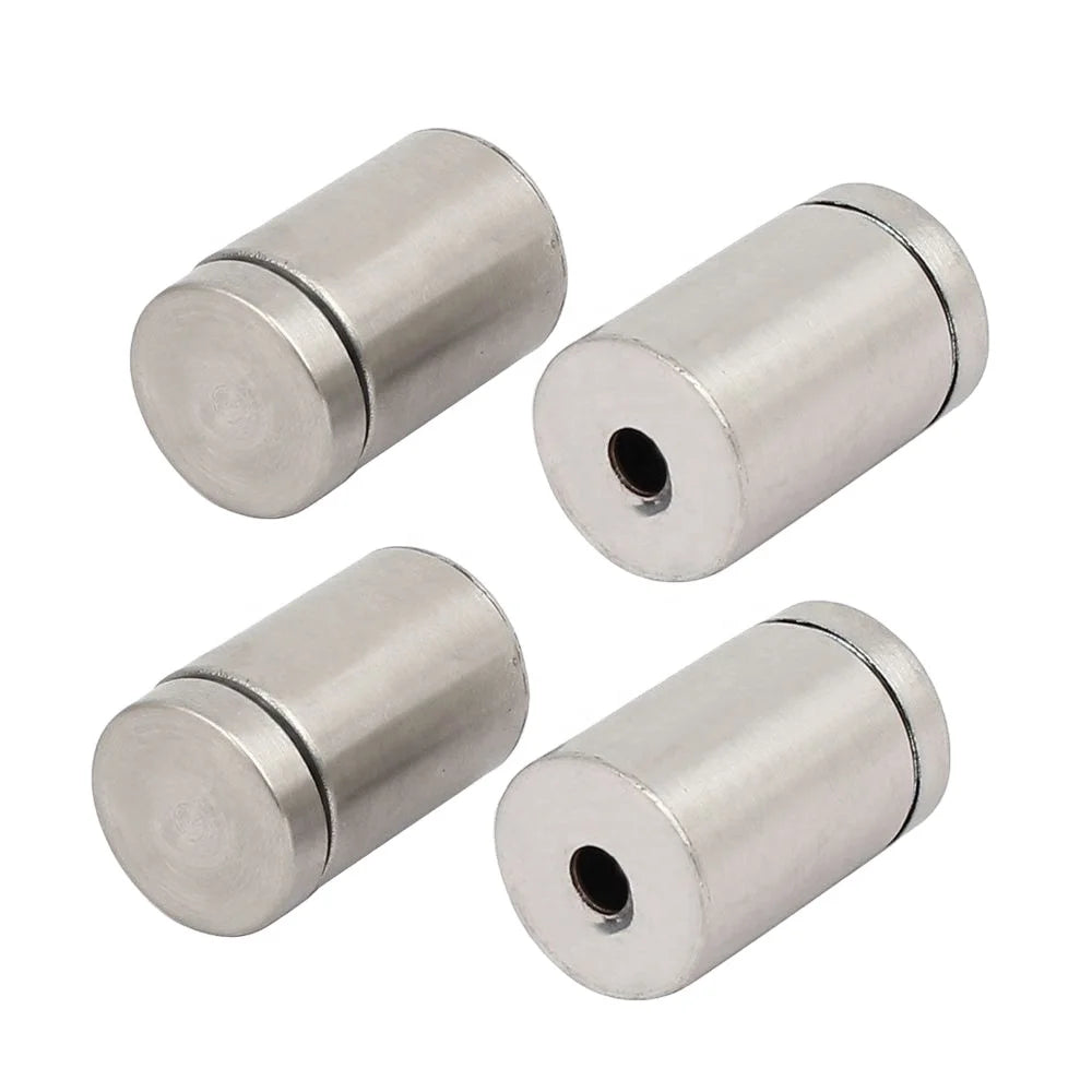 High Precision Decorative Stainless Steel Nail Advertising Screw for Glass Made with Brass Aluminium Metric Measurement System