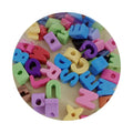 20*23mm Colorful English Alphabet Letter Acrylic Beads for Jewelry Making DIY Decorations Phone Chain Keychain Beaded Pens Hair