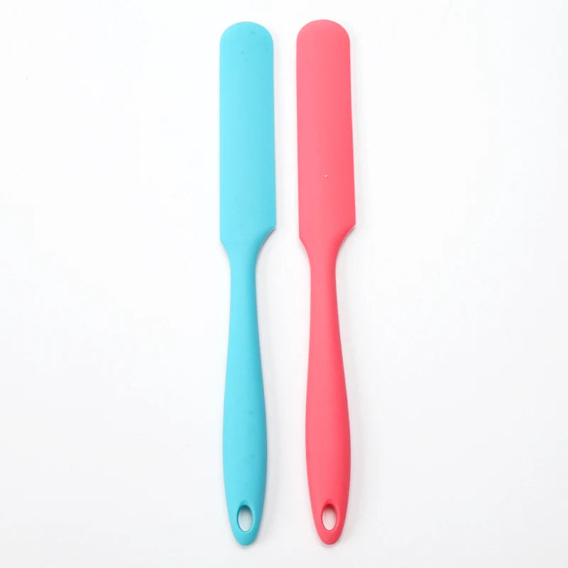 Food Grade Silicone Jar Spatula with Soft Grip and Slender Design