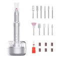 Electric Nail Drill Professional Cordless Electric Nail File with Base Rechargeable Nail Drill Manicure Pedicure Salon at Home MegaBDM
