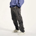 Custom Label Trousers for Men Drop Ship Men Teen Boys Street Wear Stock Nylon Zipper Pants