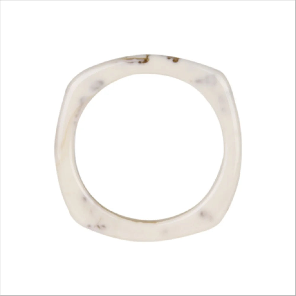 Quake Fashion Acrylic Resin Cuff Bangle Bracelet Charm Geometry Rich Colors for Women's Anniversary Jewelry