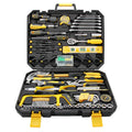 Manual Hand Tools 168-Piece Carbon Steel Wrench Socket Set with Hard Case OEM Option 1 Set for Auto Repair Multi-Purpose