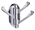 Wall Mounted Swivel Hook Heavy Duty Folding Swing Arm Triple Coat Hook