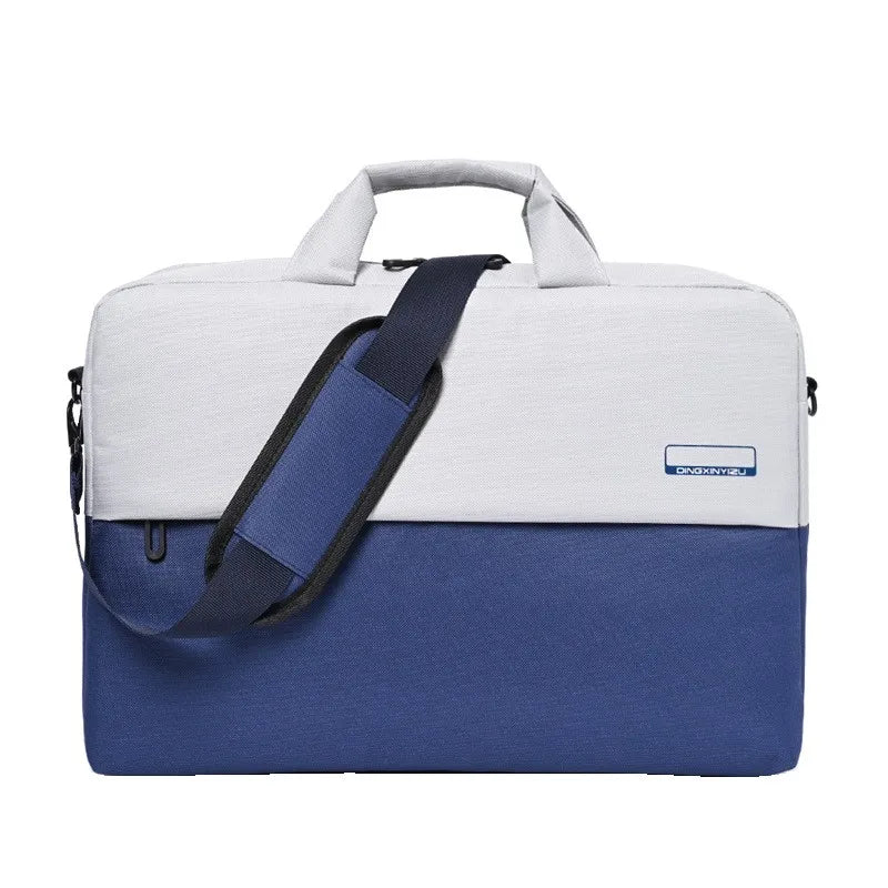 15.6 Inch Water-Resistant Men Women Nylon Laptop Sleeve Briefcase Business Messenger Bag