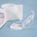 DIY Home Decoration Epoxy Resin Mold High Heel Princess Shoe Silicone Mold for Creative Ornament & Jewelry Craft Packed OPP Bag