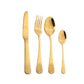 Tableware Set Black Gold Plated Stainless Steel Knife and Fork Creative Color Western Steak Knife and Fork Spoon