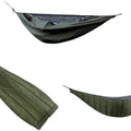 WOQI Underquilt with Top Quilt Full Under Quilt Blanket Ultralight Blanket Cotton Hammock 2 Person with Net Tent