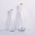 Wholesale 330 ml 500ml 750ml Mineral Soda Spring Water Glass Water Bottle with Aluminium Cover
