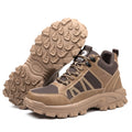 Dropshipping Lightweight Steel Toe Stylish Breathable Comfortable Mesh Upper Metal Long Men Casual Custom Logo Safety Shoes