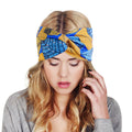 Women Headband Cross Top Knot Elastic Hair Bands Soft African Print Girls Hairband Hair Accessories Twisted Knotted Headwrap