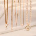 Elegant Vintage Natural Freshwater Pearl Necklace Gold-Plated Trendy Irregular Choker Chain with Zircon for Weddings