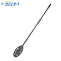 Metal Pizza Turning Peel Oversize Professional Long Round Pizza Tool Aluminum Adjustable Pastry Removable Handle Pizza Shovel