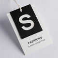 Materials Neck Labels Clothing Hang Tags 2023 Factory Custom Cotton Printed Label Rectangle Sustainable Shoes Size Tag