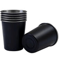 Premium Stainless Steel Tumbler Durable Glass Mug with Printed Lid Stackable Design for Coffee and Water