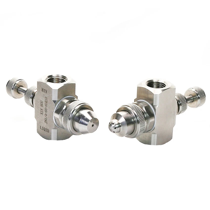 Aeroponic Fogging System 1/4 Stainless Steel Syphon Flat Fan Water air Atomizer Spray Nozzles
