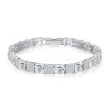 3mm 4mm 5mm Customized Women's Fashionable Silver Gold Plated CZ Zircon Women Tennis Bracelet Jewelry