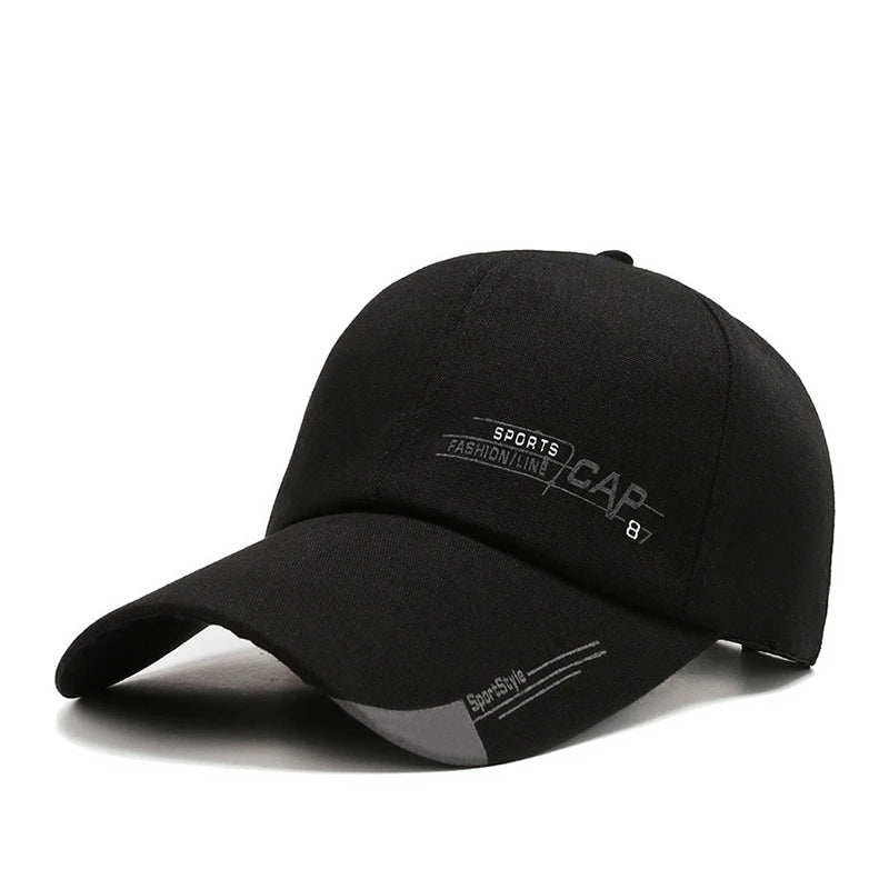 Wholesale Fashion Solid Color 6 Panel Casual Cotton Sports Cap for Men and Women Red Black Custom Embroidery Logo Baseball Cap
