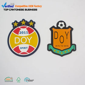 Accessory Maker Injection Custom 3D Brand Name Logo Embossed Soft PVC Rubber Badges Patches for Shoe