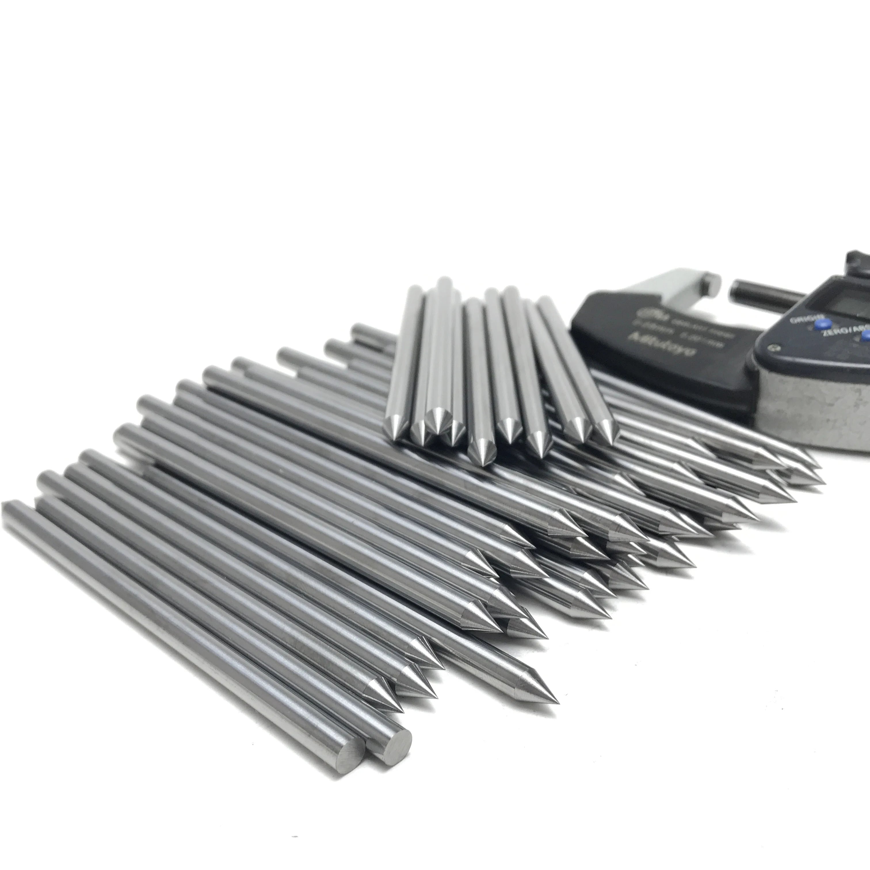 High Precision Hot Sale OD2.5*100mm*45 Degree Tungsten Carbide Pin/bearing Needle Cutter/Stainless Steel Punch Needle