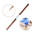 Yihuale Premium Synthetic Kolinsky Hair Liner Brush Double Use Metal Nail Art Liner Brush