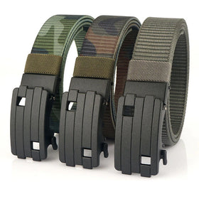 Wholesale New Designer Belts Men Luxury Men Fashion Belt Custom Alloy Buckle Nylon Web Fabric Belt