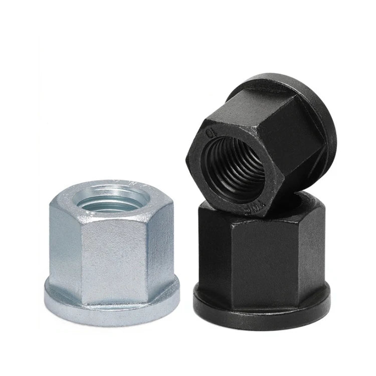 Factory Customized DIN6331 Hexagon Nuts With Collar DIN 6331 Flange Nut Hexagon Collar Nuts With a Height of 1.5D