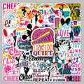 50PCS Factory Direct Sale Waterproof Cheerleaders Cartoon Stickers for Toys & Vases Water Cup