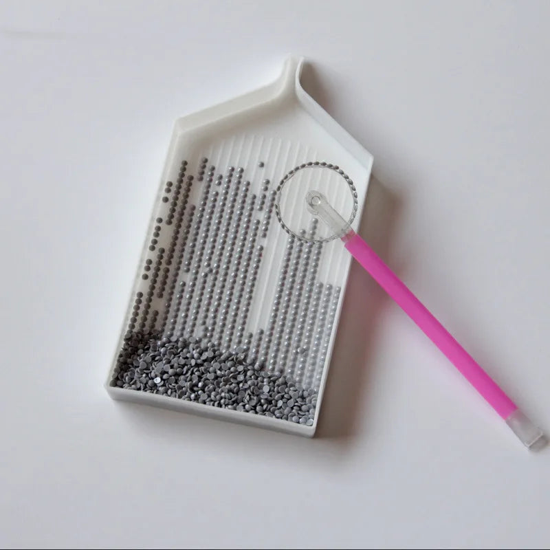 Diamond Painting Tool Tray Bead Storage Tray White Tray Medium Tool