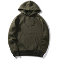 Hot Sale Pattern Solid Men's Pullover Hoodie Windproof and Anti-Shrink Plus Size Custom Logo Sweatshirt Knitted Blank Hoodie