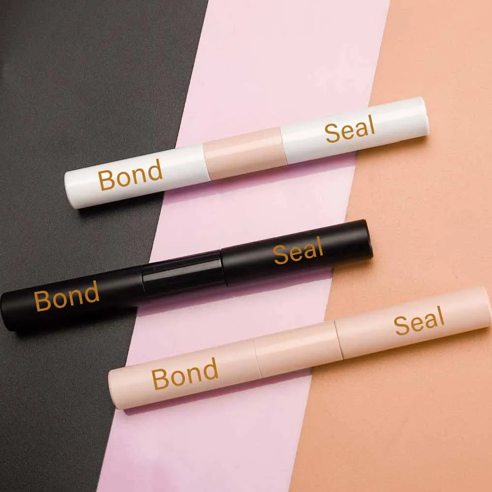 DIY Eyelash Extensions Bond and Seal Cluster Lash Strong Hold Water Proof 2 in 1 Bond and Seal Lash Glue