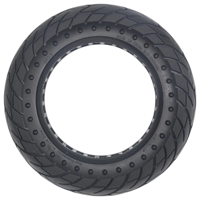 Nedong New Arrival Light& Elastic Series 10*2.5 Solid Tire Airless Tires for Xiaomi Solid Tire for Zero 10
