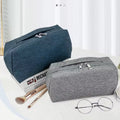 New Arrival Waterproof Canvas Makeup Bag Large Capacity Travel Wash Bag Fashion Makeup Storage Bag