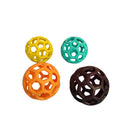 Modern Durable TPR Geometric Cut Ball Eco-Friendly Chew Toy for Cats Dogs Bite-Resistant Design Wholesale Teething Pet Supplies