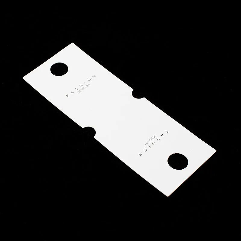 Custom Logo Printed Necklace Earring Jewelry Card Hang Tags for Jewellery Packaging Tags