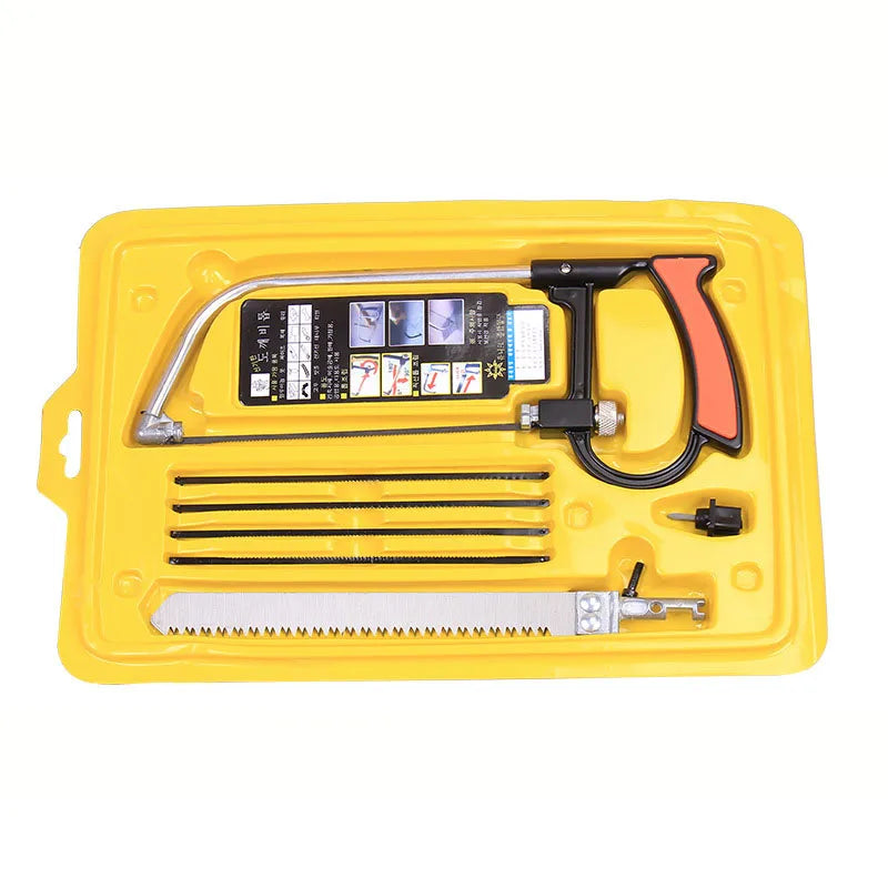 Multi-purpose Small Hacksaw Hacksaw Frame with Steel Saw Blade Carpentry Wire Saw Hand Saw Suit