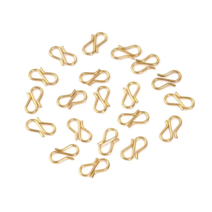 China Factory Wholesale Jewelry Fashion Stainless Steel Clasp Close S Shape Connectors Accessories