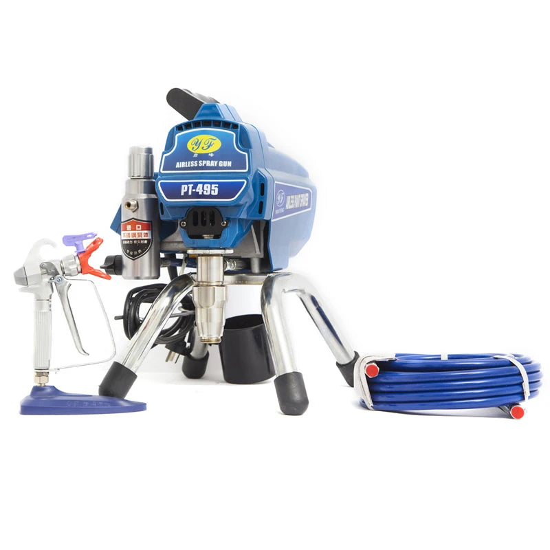 Factory Direct 110V 240V Electric Airless Spraying Machine PT-495 Wall Paint Sprayer DIY Grade Best Price Airless Paint Sprayer