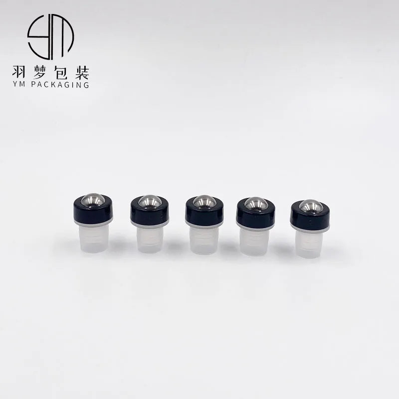 16mm / 18mm Transparent Plastic Roller Steel Roller Ball With Roller Bottle Holder