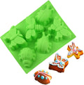 Ready to Ship 6 Hole Rectangle Shape Silicone Mold Silicone Molds Soap Mold for Baking Candle Mould Silicone Cake Tools