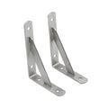 Wholesale Metal Shelf Support Brackets L Type Stainless Steel Angle Shelves Bracket Wall Mount Floating Folding Braces