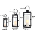 Superior Black Metal Candle Lantern Event Decor Floor Lantern Hanging Outdoor Candle Holders