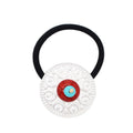 Golden Silver Color Round Tibetan Ethnic Hair Rope Accessories Vintage Moon Carved Hairband for Girls