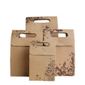 Wholesale Factory Price Free Sample Kraft Paper Bags Luxurious Handmade Printing Pattern Kraft Handbags in Stock