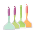 High Temperature Resistant Tamagoyaki Silicone Spatula Dedicated Spatula Flat Bottom Spatula for Frying Pans