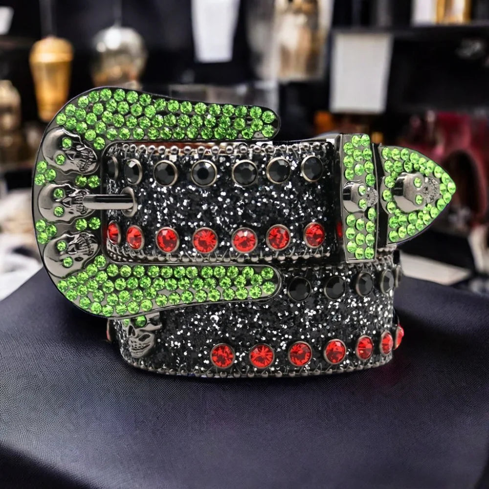 Western Cowboy Dresses High Quality Rhinestone Diamond Ladies Luxury Female Male Fashionable Streetwear Renaissance Pants Belts