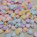 100pcs Kawaii Cartoon Animal Pacifier Cabochons Flat Back Resin Scrapbooking Diy Jewelry Children Gift Hairpin Craft Supplies