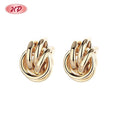 18K Laminated Gold Wholesale Oro Plated Women'S Stud 18K Gold Plated Earrings Fashion Jewelry Wholesale Earrings Women