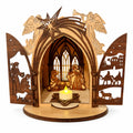 Custom Wood 3D Nativity Set Laser Cutting Service Custom Christmas Nativity Scene Kit for Farmhouse Holiday Decor